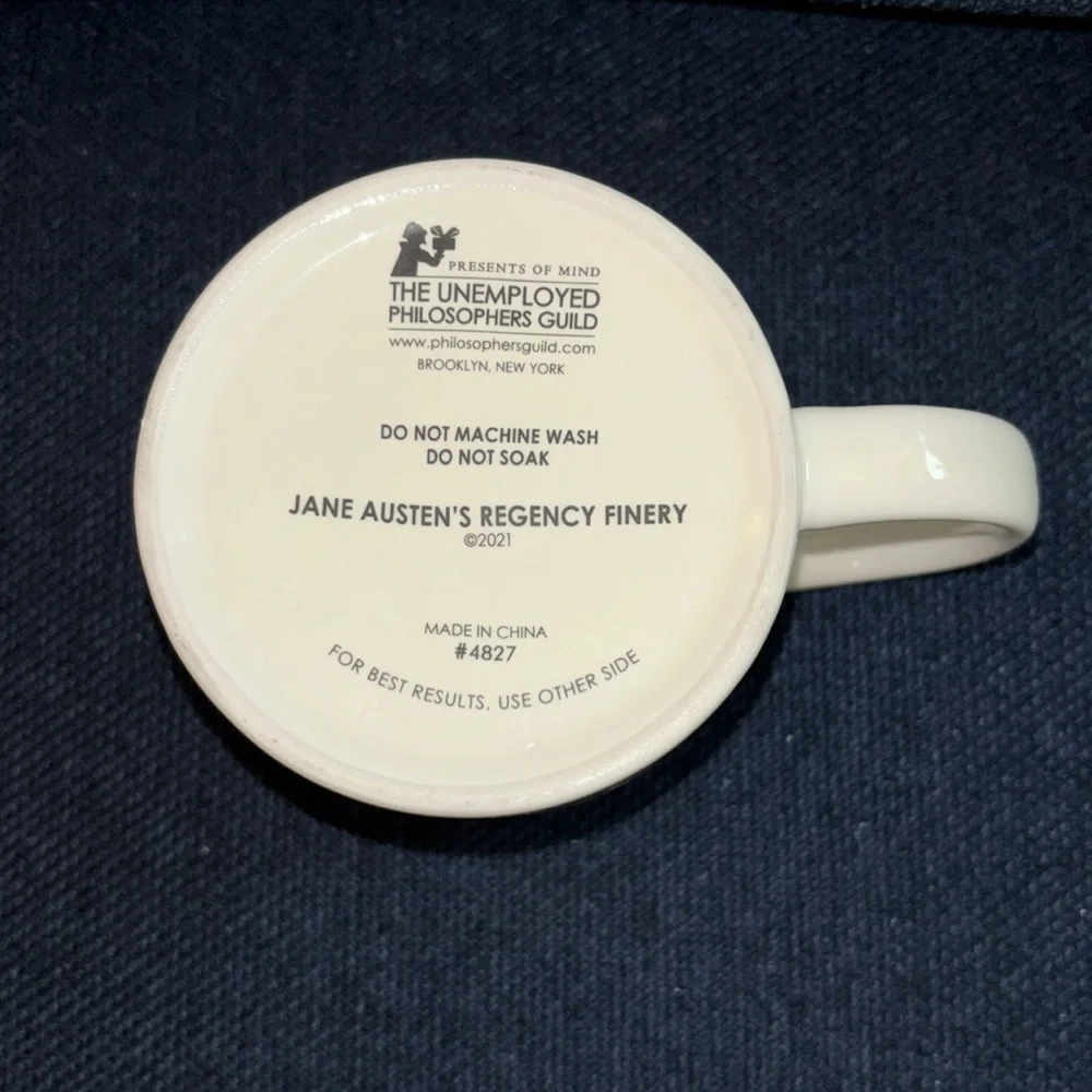 The Unemployed Philosophers Guild Jane Austen Regency Finery Heat-Changing Mug - Picture 6 of 8